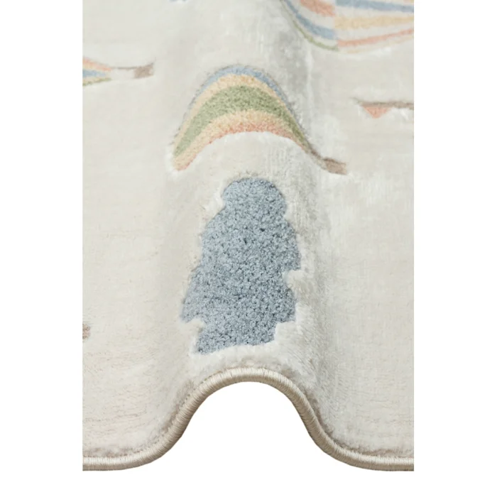 Bambino Pastel Multi Colored Children's Rug - 5