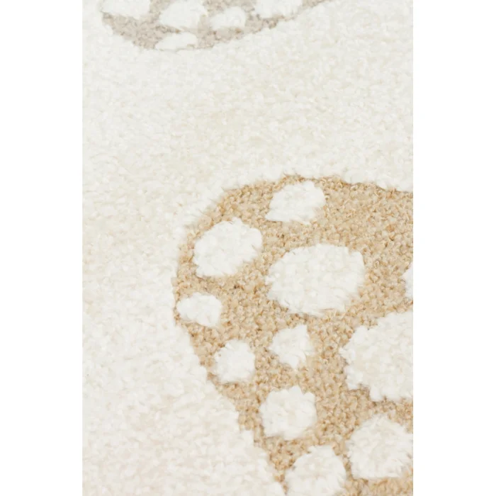 Piccolo Pcl 03 Cream Multy Pastel Butterfly Children's Rug - 5