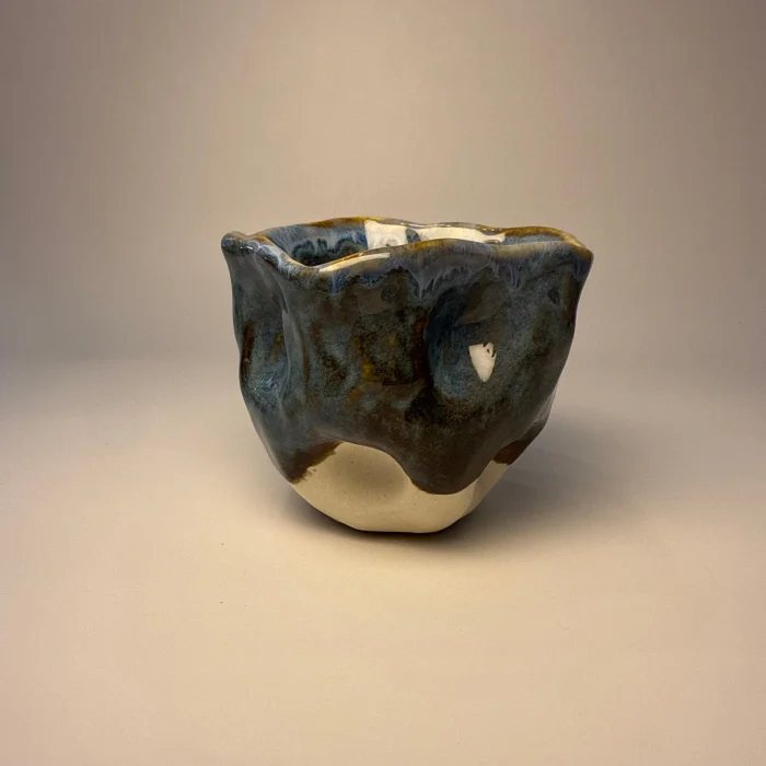 El Yapımı Stoneware Seramik Kupa - 3