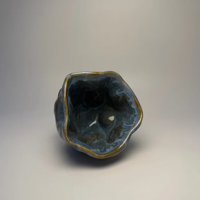 El Yapımı Stoneware Seramik Kupa - 5