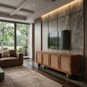 Mora Rattan TV Unit - 2