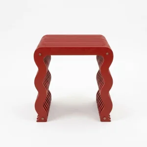 Wave Wavy Wooden Side Table - 2