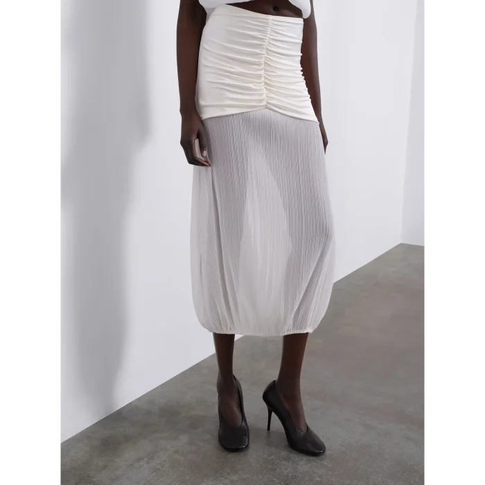 Ellen Pleated Balloon Maxi Skirt - 2