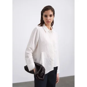 Asymmetric Striped Lorin Shirt - 1