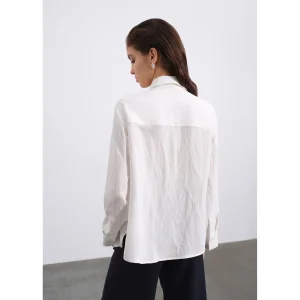 Asymmetric Striped Lorin Shirt - 3