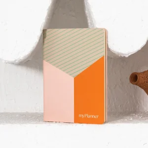Myplanner Undated Orange Planner Notebook