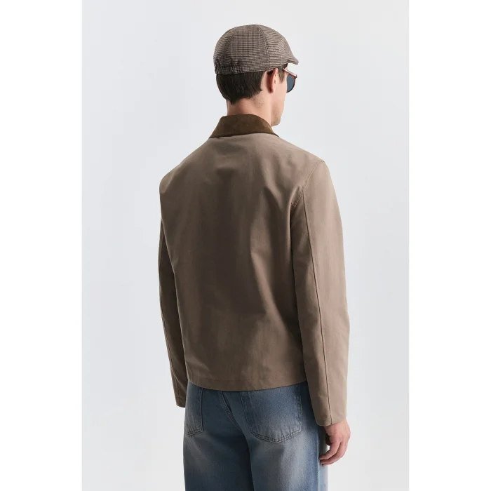 Regular Fit Coat with Ornamental Metal Buttons - 4