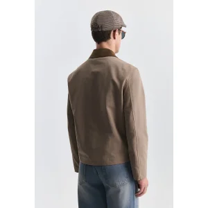 Regular Fit Coat with Ornamental Metal Buttons - 4