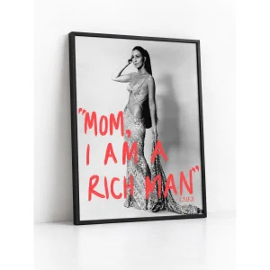 Mom I Am A Rich Man Art Print - 2
