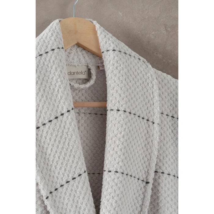 Linera 6-Piece Jacquard Cotton Bathrobe Set - 2