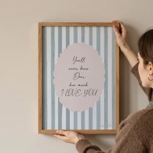 You'll Never Know Dear El Çizimi Baskı Poster - 4