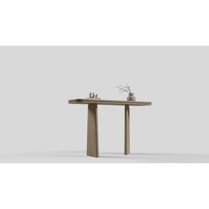 Atelier Noir Entry Solid Wood Console Table - 3