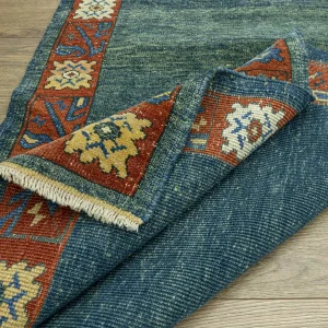 Solar Hand-Woven Abrash Runner Rug - 4