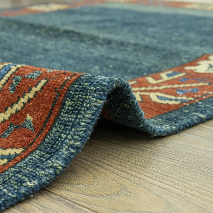 Solar Hand-Woven Abrash Runner Rug - 5