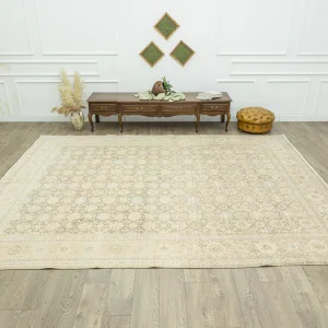 Vera Vintage Hand-Knotted Iranian Rug 296x383 cm - 2