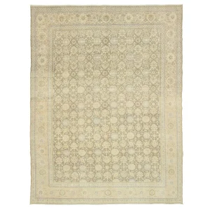 Vera Vintage Hand-Knotted Iranian Rug 296x383 cm - 1