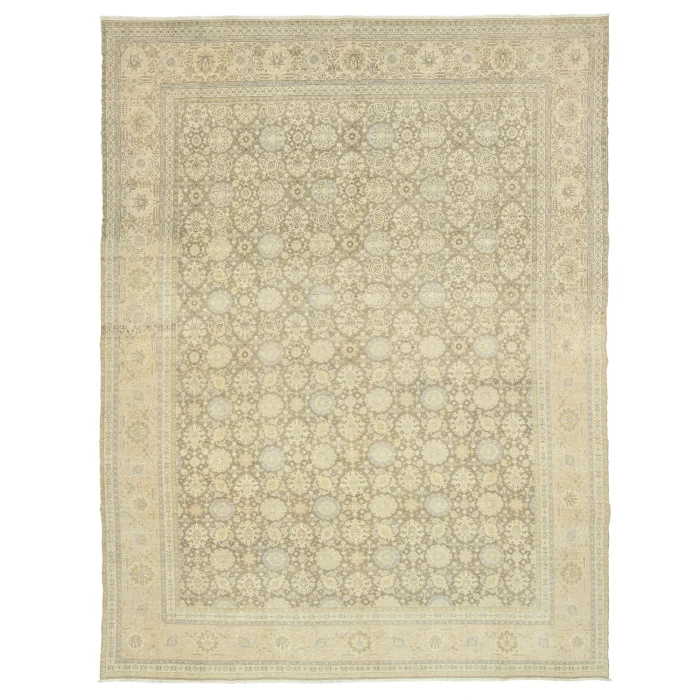 Vera Vintage Hand-Knotted Iranian Rug 296x383 cm - 1