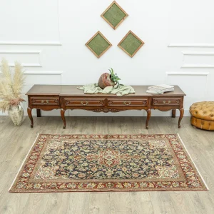 Zerin Floral Hand-Knotted Rug 137x195 Cm - 2