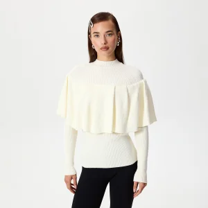 Sophie Ecru Ruffle Blouse - 5