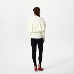 Sophie Ecru Ruffle Blouse - 4