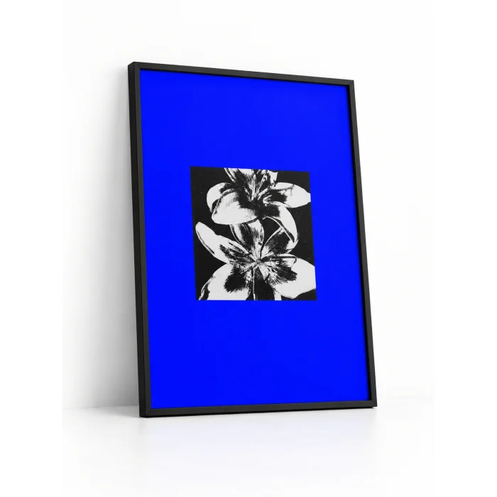 Electric Bloom Çerçeveli Art Print Tablo - 2