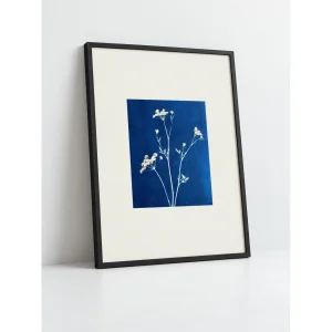Indigo Stillness Çerçeveli Art Print Tablo - 2
