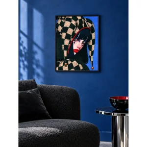 The Quiet Jester Art Print Tablo - 3