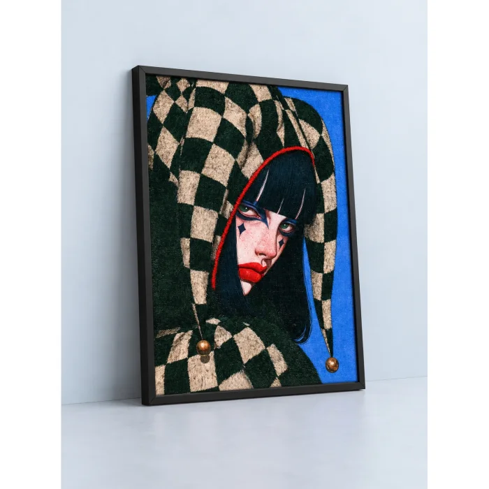 The Quiet Jester Art Print Tablo - 2