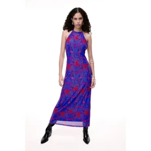 #404.blush Glitch Purple Maxi Dress - 2