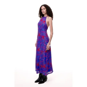 #404.blush Glitch Purple Maxi Dress - 3