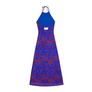 #404.blush Glitch Purple Maxi Dress - 7