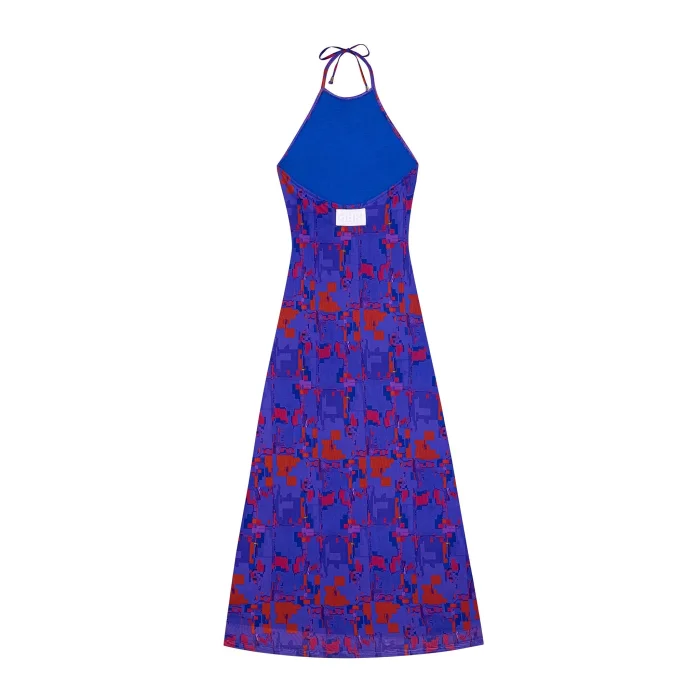 #404.blush Glitch Purple Maxi Dress - 7