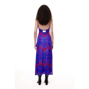 #404.blush Glitch Purple Maxi Dress - 4
