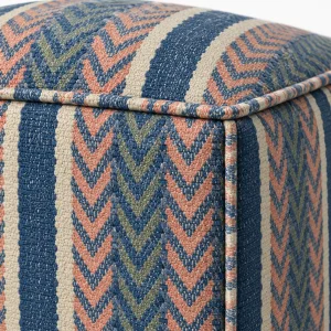 Cambria Woven Wool Pouf - 4
