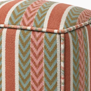 Cambria Woven Wool Pouf - 3
