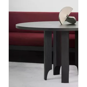 Maelo Round Solid Wood Dining Table - 5