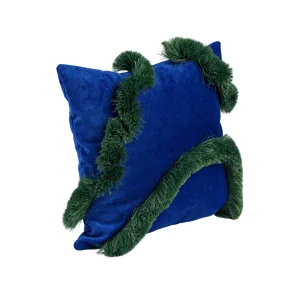 Blue Ivy Royal Blue Velvet Cushion - 2