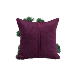 Lola Purple Velvet Cushion - 3