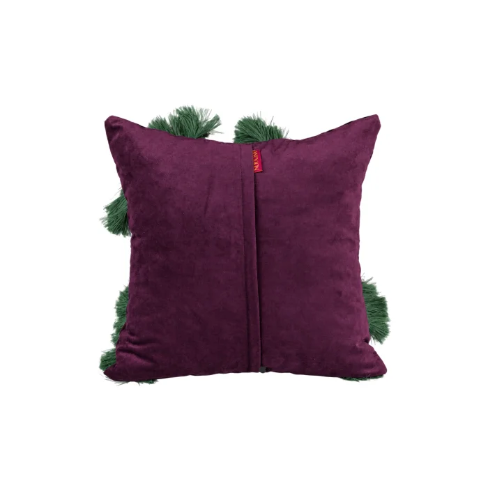 Lola Purple Velvet Cushion - 3