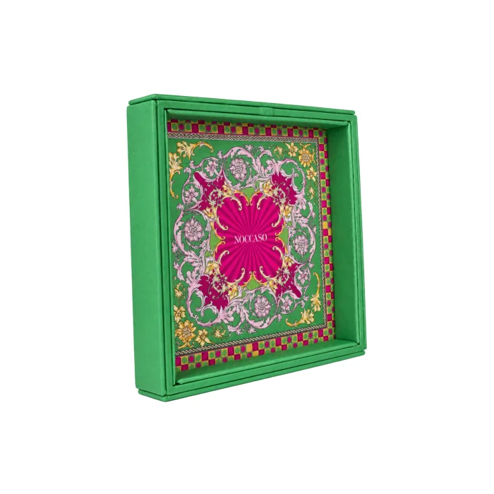 Marakeş Bloom Deri Tepsi - 3