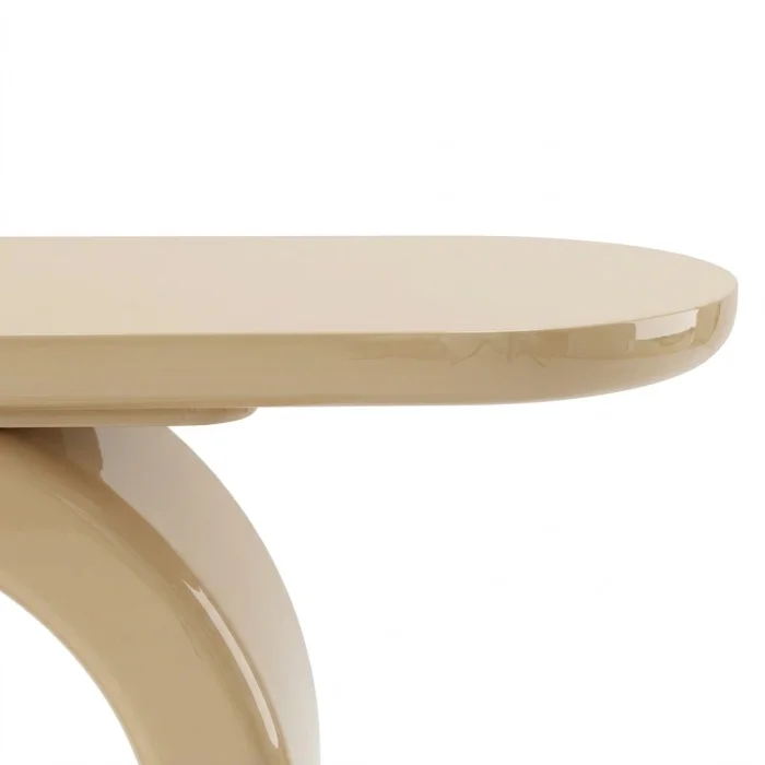Arch Champagne Console Table - 5
