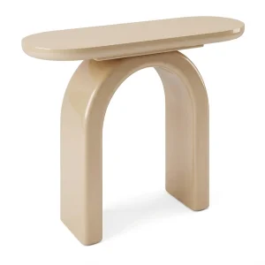 Arch Champagne Console Table - 1