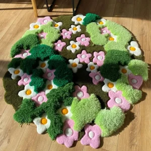Garden Handcrafted 3D Rug & Decor - 1