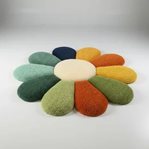 3D Handmade Flower Rug & Decor - 1