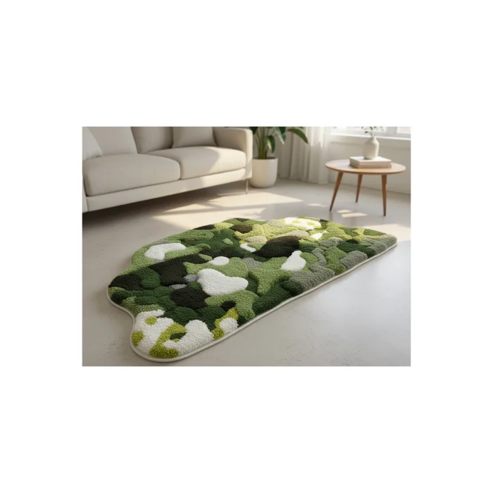 Handmade 3D Grass Rug & Wall Decor - 2