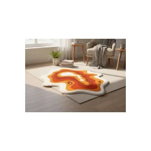 Handmade Spiral Tufting Rug & Wall Decor - 3