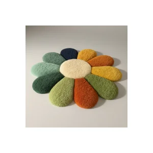3D Handmade Flower Rug & Decor - 3