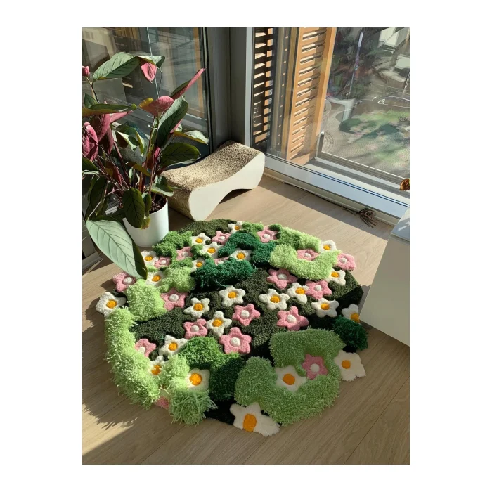 Garden Handcrafted 3D Rug & Decor - 2