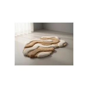 3D Handmade Wavy Tufted Rug & Wall Decor - 4