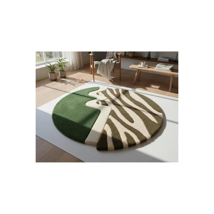 Minimalist Tufting Rug & Wall Decor - 3